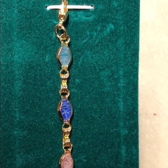 Classic 14KT gold-filled Genuine Scarab Bracelet - Picture 5 of 6